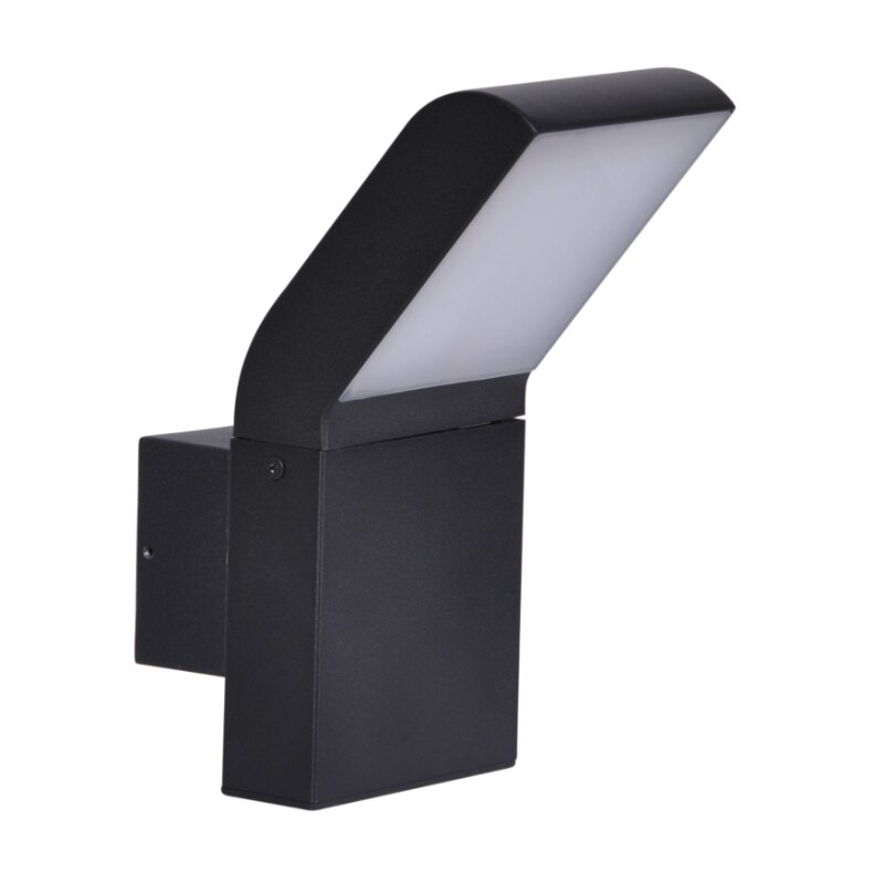 Lampa de perete cu LED-uri in aer liber, Aplica de exterior, Stil modern, Kaja Vidar, 24 x LED, Negru
