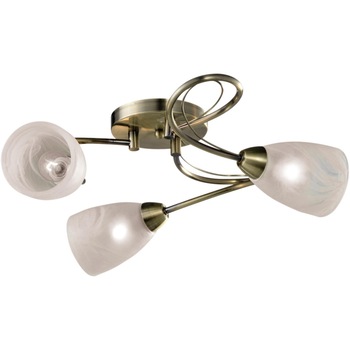 Lustra Kaja, Model Retro, K-JSL-6206/3 AB, Seria DARIO, 3 x E14, Aramiu/Alb Lustra Kaja, Model Retro, K-JSL-6206/3 AB, Seria DARIO, 3 x E14, Aramiu/Alb