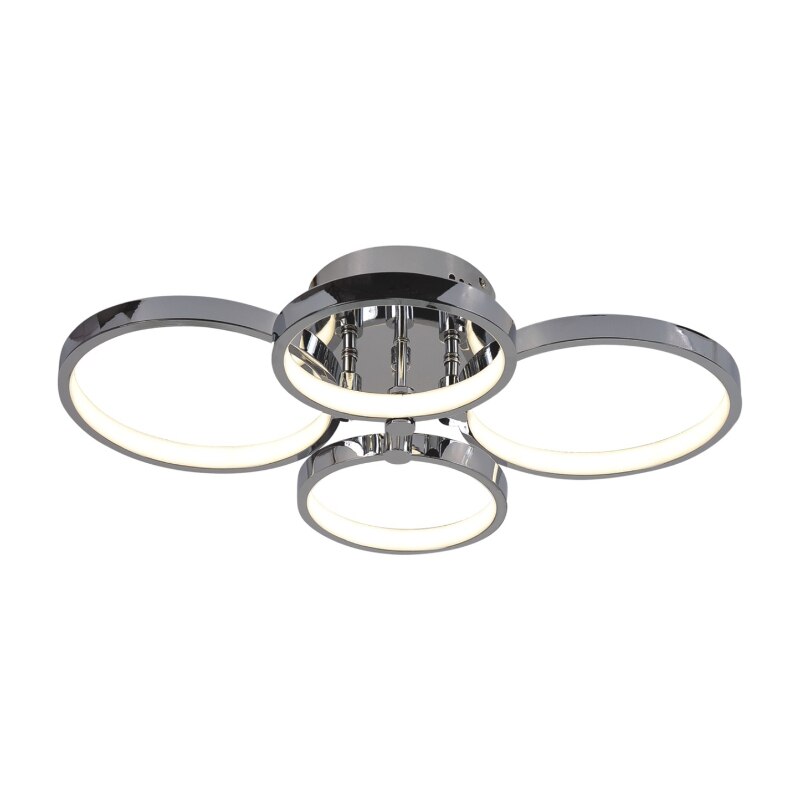 Lustra LED, Kaja, Model LOFT C-CIRCLE K-8069, Seria BESO, 4000K, Argintiu