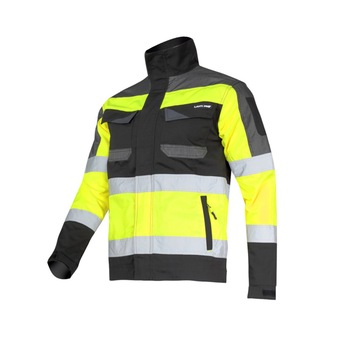 Jacheta reflectorizanta Lahti Pro, marime XL slim-fit, culoare Verde/Negru Jacheta reflectorizanta Lahti Pro, marime XL slim-fit, culoare Verde/Negru