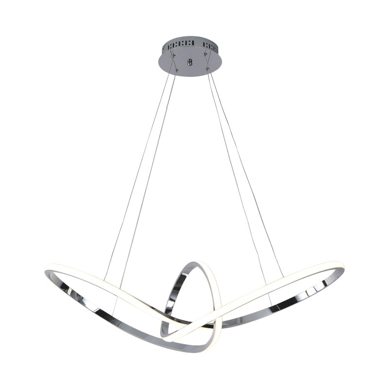 Pendul LED, Kaja, Model K-8068, Seria ANSARI, 90 cm, 4000K, Argintiu