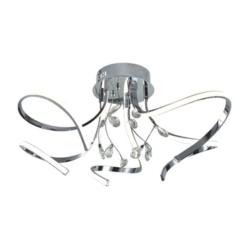 Lustra LED, Kaja, cu cristale, glamour, K-8071, Seria BENITA, crom Lustra LED, Kaja, cu cristale, glamour, K-8071, Seria BENITA, crom