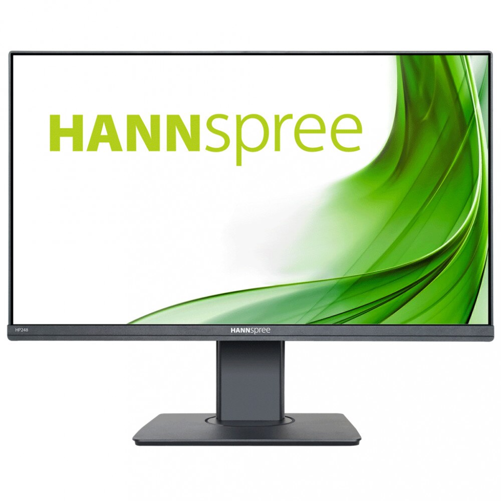 Monitor HANNSPREE HP248WJB, 23.8 inch, Wide, Full HD, D-Sub, HDMI, DP, Negru