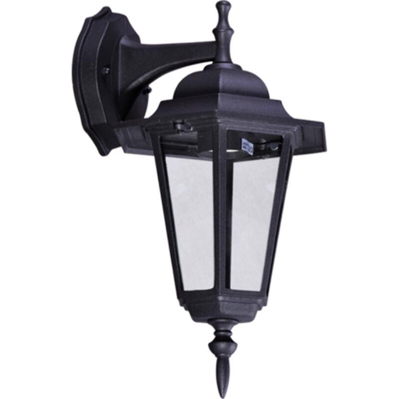 Aplica de exterior tip felinar Kaja Standard, 1xE27, Negru