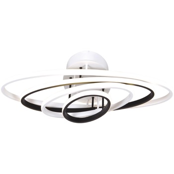 Lustra LED, Kaja, Cercuri LED, K-8105, Seria CORINA, 4000 K, Alb/Negru Lustra LED, Kaja, Cercuri LED, K-8105, Seria CORINA, 4000 K, Alb/Negru