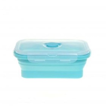 Caserola plastic si silicon 12339,capacitate 500 ml,culoare albastru Caserola plastic si silicon 12339,capacitate 500 ml,culoare albastru