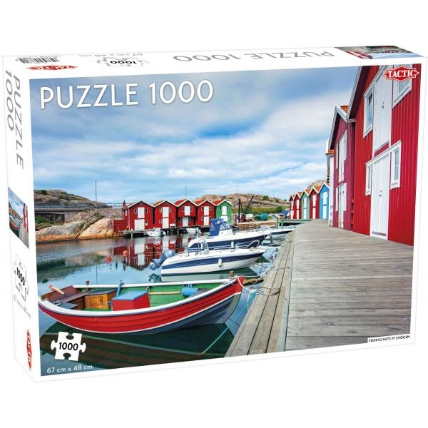 Puzzle Tactic Colibele Pescarilor din Smogen 1000 de Piese 67 x 48 cm