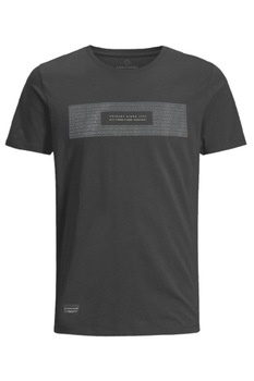 Tricou cu maneca scurta barbati Volcano T-Striped 2, Imprimeu text, Bumbac, Gri, M Tricou cu maneca scurta barbati Volcano T-Striped 2, Imprimeu text, Bumbac, Gri, M