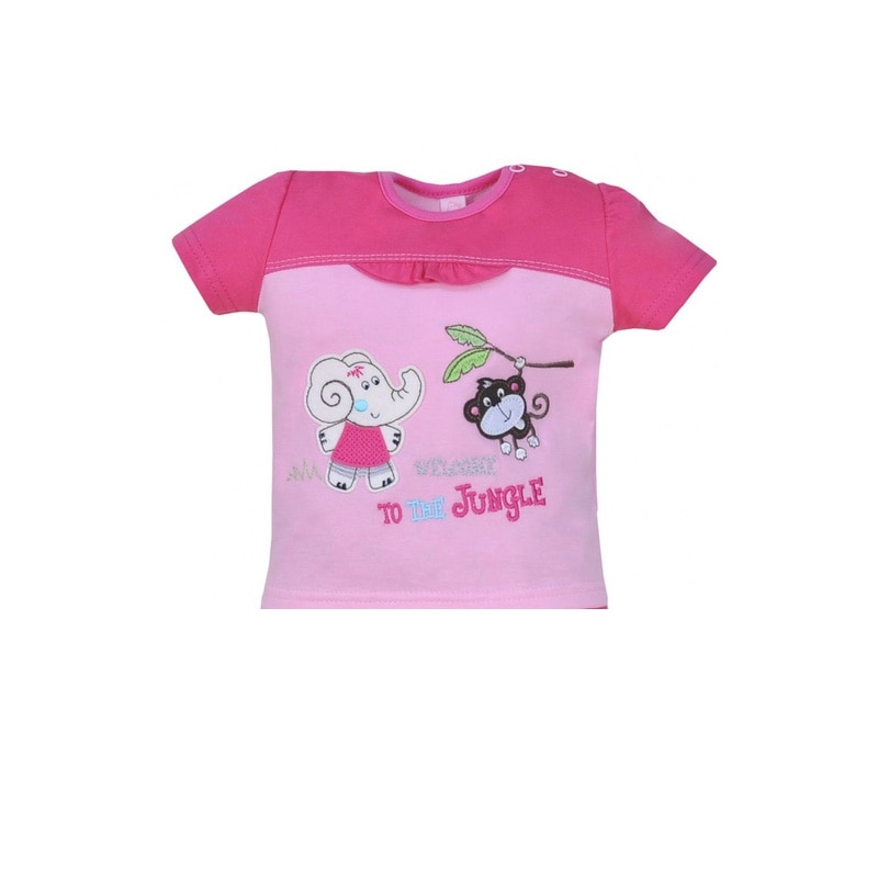 Compleu 2 piese de vara pentru fete Koala Jungle 04-084FR, Fucsia 4195