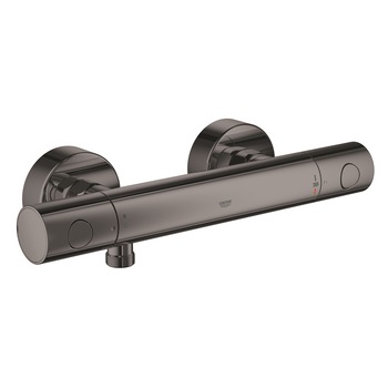 Baterie de dus Grohe Grohtherm 1000 Cosmo 34065A02, 1/2'', termostat, aparent, anti-oparire, lucios, hard graphite Baterie de dus Grohe Grohtherm 1000 Cosmo 34065A02, 1/2'', termostat, aparent, anti-oparire, lucios, hard graphite