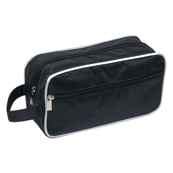 Geanta cosmetice neagra pentru barbati, 26 x 8 x 14 cm Geanta cosmetice neagra pentru barbati, 26 x 8 x 14 cm