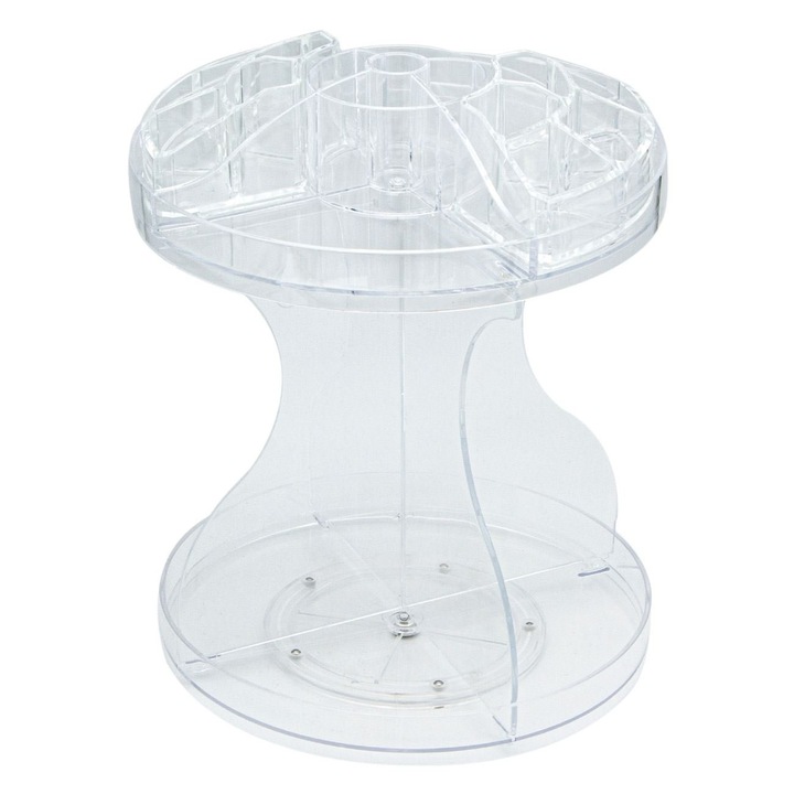 Organizator rotund pentru cosmetice, 25 x 25 cm