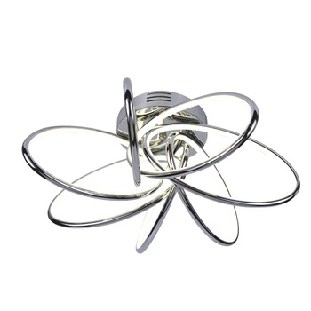 Lustra LED, Kaja, Stil Industrial, Loft, Ribbon LED, Seria LELO K-8077, culoare deschisa neutra 4000 K, Argintiu Lustra LED, Kaja, Stil Industrial, Loft, Ribbon LED, Seria LELO K-8077, culoare deschisa neutra 4000 K, Argintiu