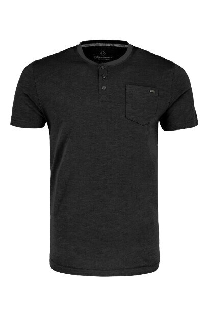 Tricou T-HUBRIS, Volcano, Bumbac, Negru