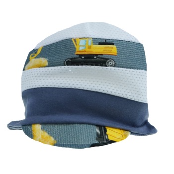 Caciula pentru baieti Mini Junior BND-23, Alb Universal Caciula pentru baieti Mini Junior BND-23, Alb Universal