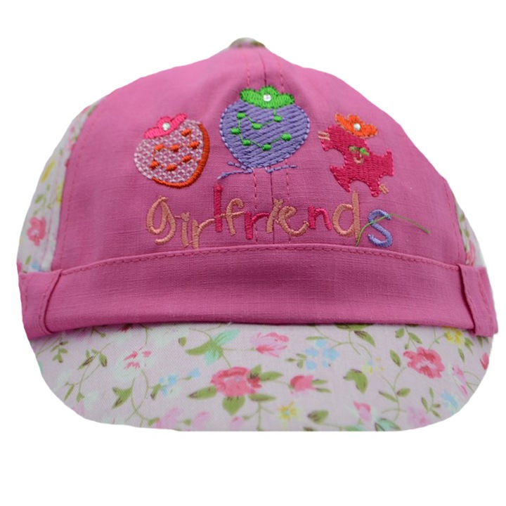 Sapca pentru fete Mini Junior SCC-75, Roz 48-50 CM Standard