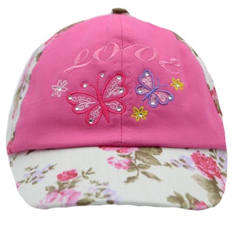 Sapca pentru fete Mini Junior SCC-77, Roz 48-50 Sapca pentru fete Mini Junior SCC-77, Roz 48-50