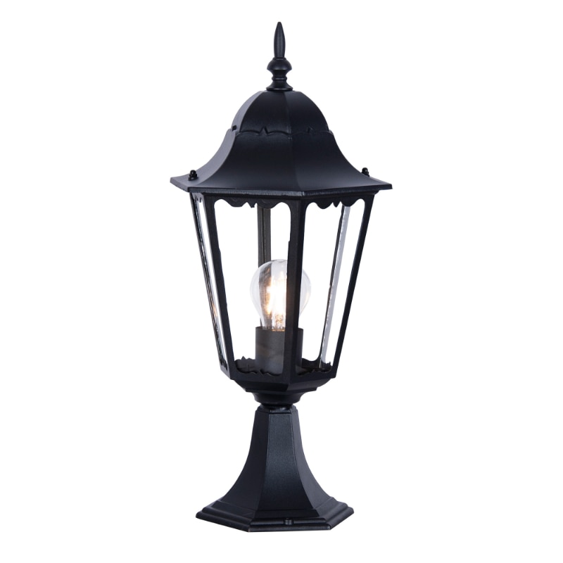 Felinar de exterior Kaja Lozana, 1xE27, 51cm, Negru