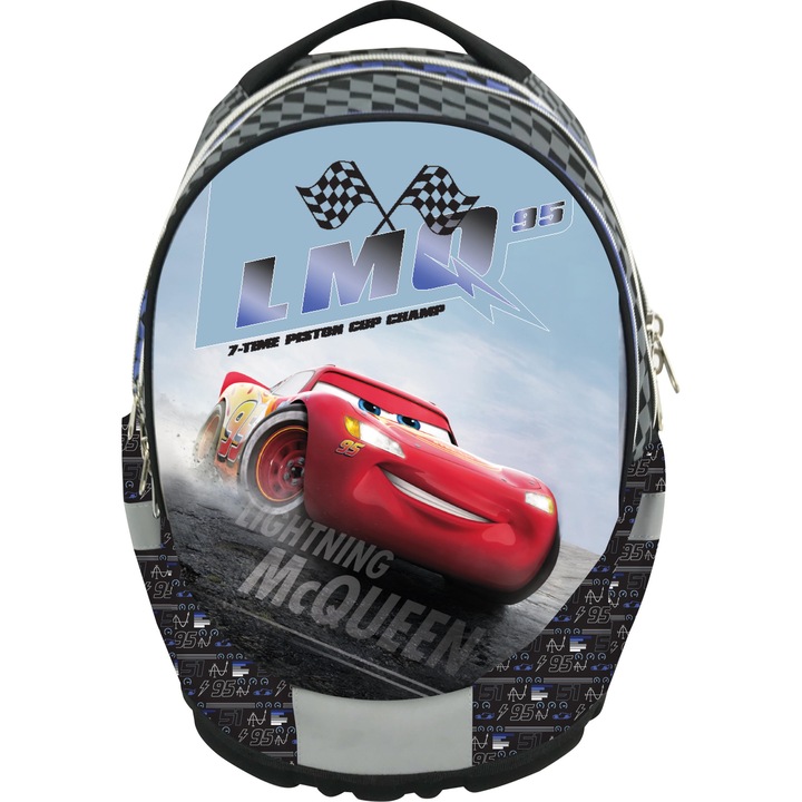 Disney Cars Mc Queens ergonomikus hátizsák, 30x20x48cm