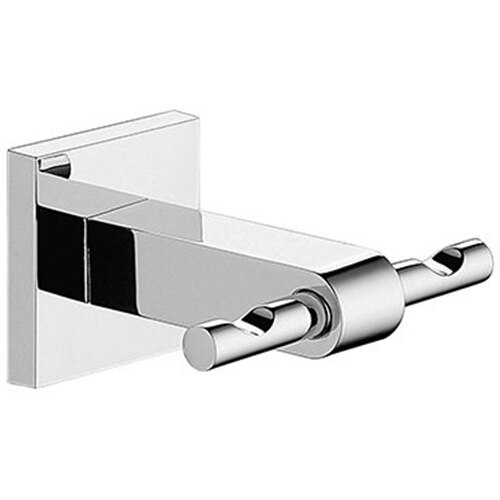 Agatatoare dubla pentru baie Dezit New Jersey 80GD0081, otel inoxidabil, Crom