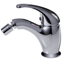 Baterie bideu Kroner Veris 44RV4009, monocomanda, aerator, 3.8l/min, Crom