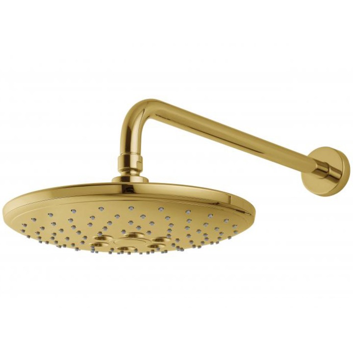 Para de dus Dezit 80RC1019, functie ploaie, rotund, 24 cm, Auriu