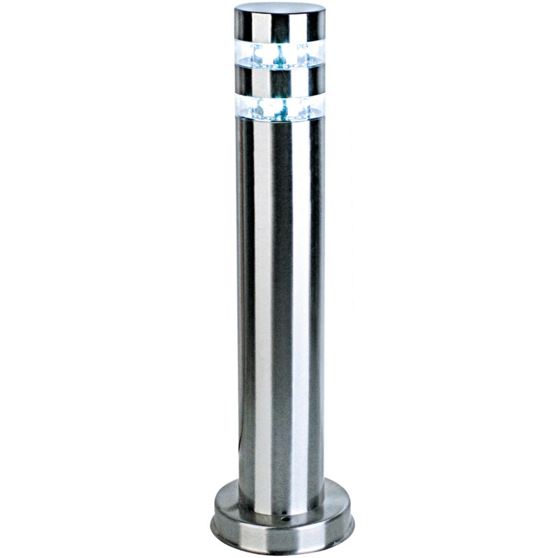 Lampa de gradina Kaja Lima, LED, 50cm, Negru/Argintiu