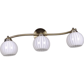 Plafoniera, Candelabru clasic, Kaja Atria, 3 x E14, Auriu/Alb Plafoniera, Candelabru clasic, Kaja Atria, 3 x E14, Auriu/Alb