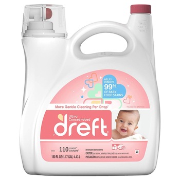 Detergent lichid Dreft Ultra Concentrat sensitive skin 110 spalari 4.43 l Detergent lichid Dreft Ultra Concentrat sensitive skin 110 spalari 4.43 l