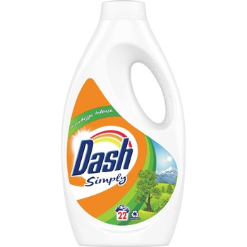 Detergent de rufe lichid Dash simply freschezza intesa 22 spalari 1.109l Detergent de rufe lichid Dash simply freschezza intesa 22 spalari 1.109l