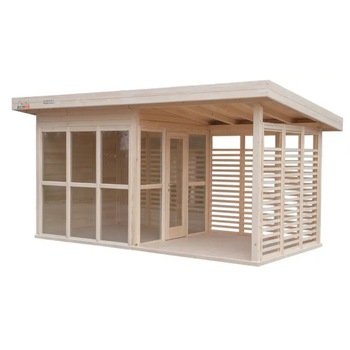 Casuta pentru gradina SKADI, din lemn masiv de rasinos, 4,7x2,4 m Casuta pentru gradina SKADI, din lemn masiv de rasinos, 4,7x2,4 m