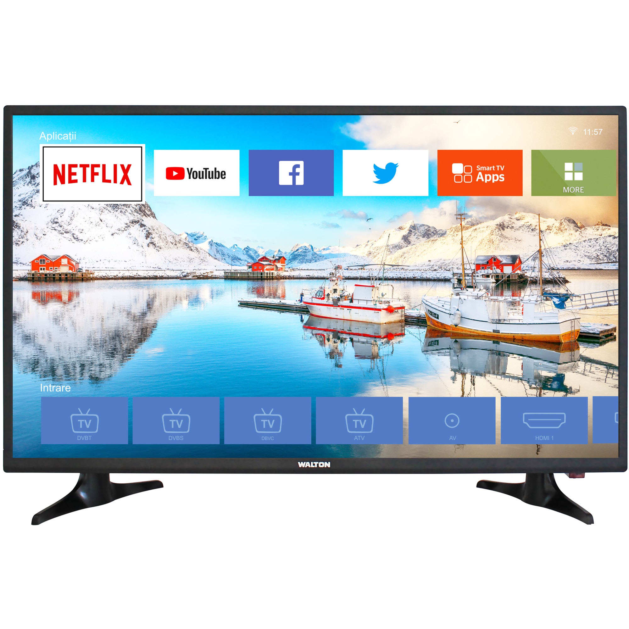 Televizor Walton 32WA5600, 80 cm, Smart, HD, LED, Clasa F