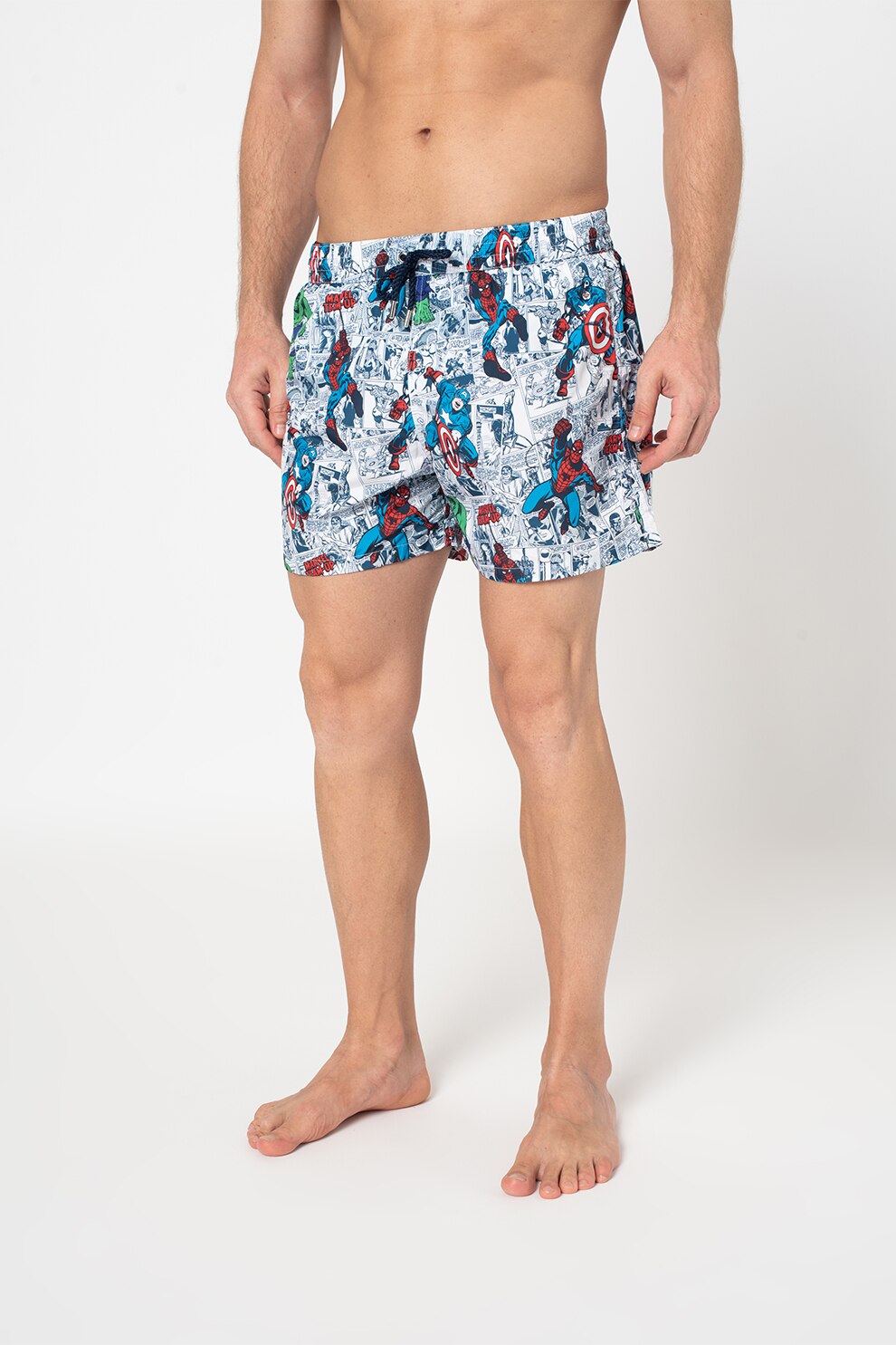 Blind Stab amplitude Yamamay, Pantaloni scurti de baie cu model desene animate Avengers, Alb/Albastru/Rosu, M - eMAG.ro Blind Stab amplitude Yamamay, Pantaloni scurti de baie cu model desene animate Avengers, Alb/Albastru/Rosu, M - eMAG.ro