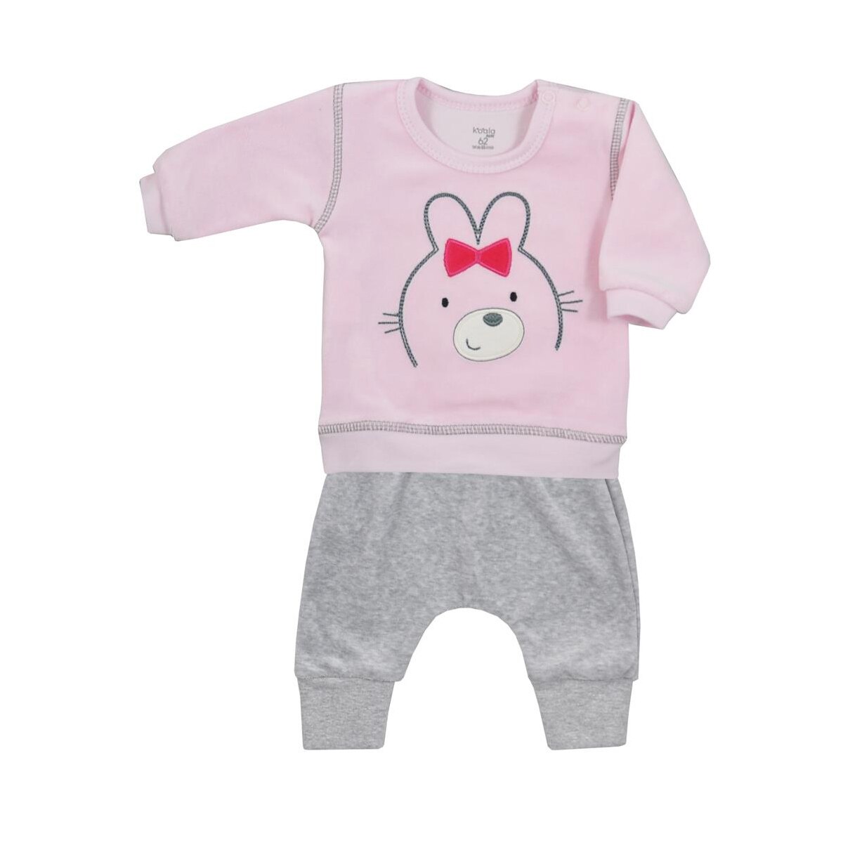 Compleu 2 piese pentru fete Koala Baloo 07-582R, Multicolor 86 CM Standard