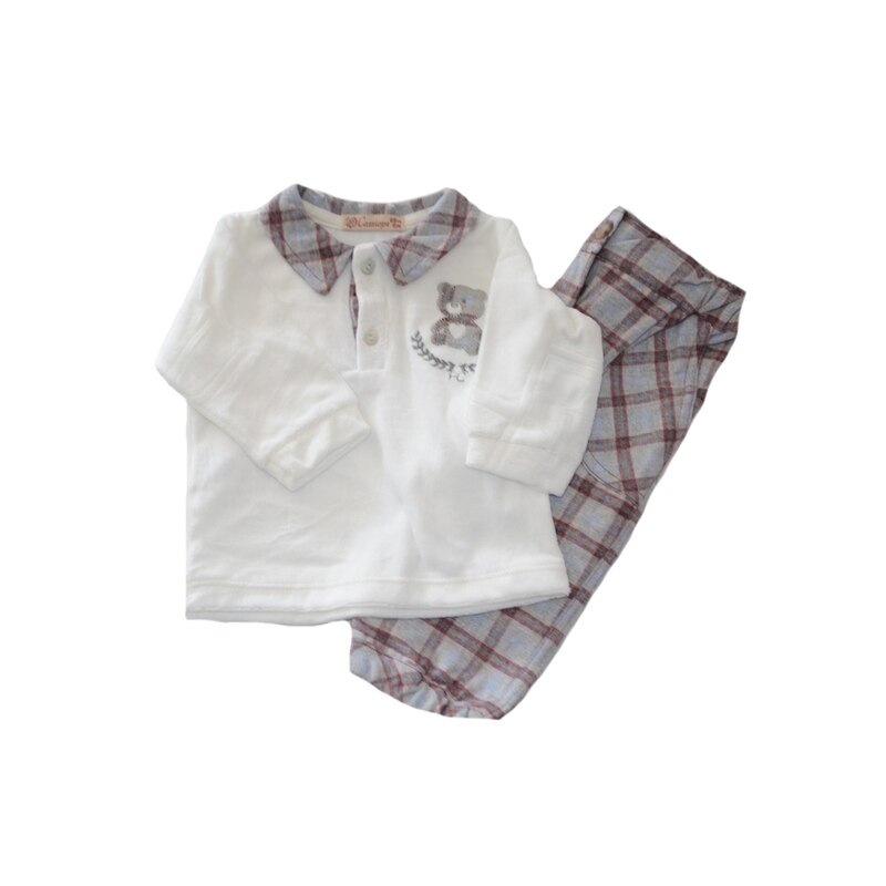 Compleu 2 piese pentru baieti Cassiope 474028-74, Multicolor 74 CM