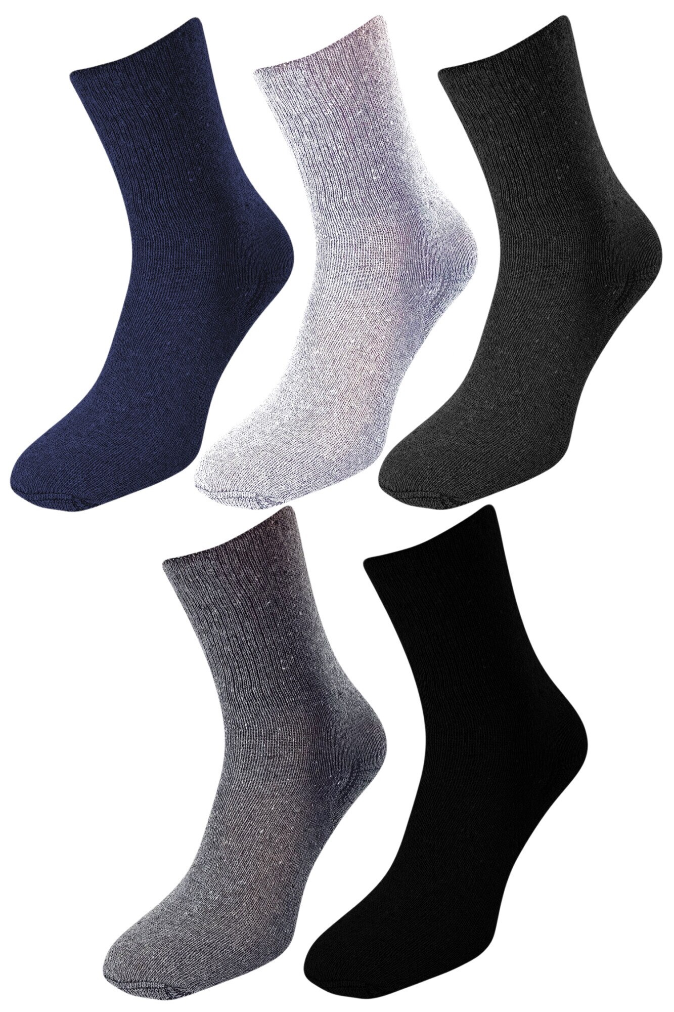 Set 10 sosete, Bumbac, Multicolor