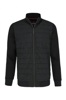 Jacheta cu fermoar Volcano B-Bolton, Bumbac, Negru, Negru Jacheta cu fermoar Volcano B-Bolton, Bumbac, Negru, Negru