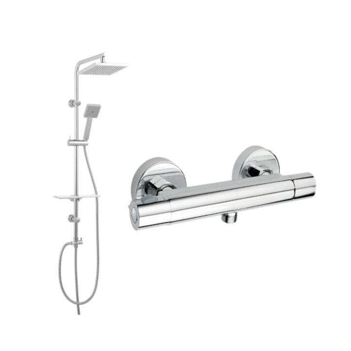 Coloana dus fixa si mobila Ferro Eco cu baterie termostatata