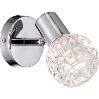 Aplica Kaja Alpina, 1xE14, 40W, 12cm, Argintiu Aplica Kaja Alpina, 1xE14, 40W, 12cm, Argintiu