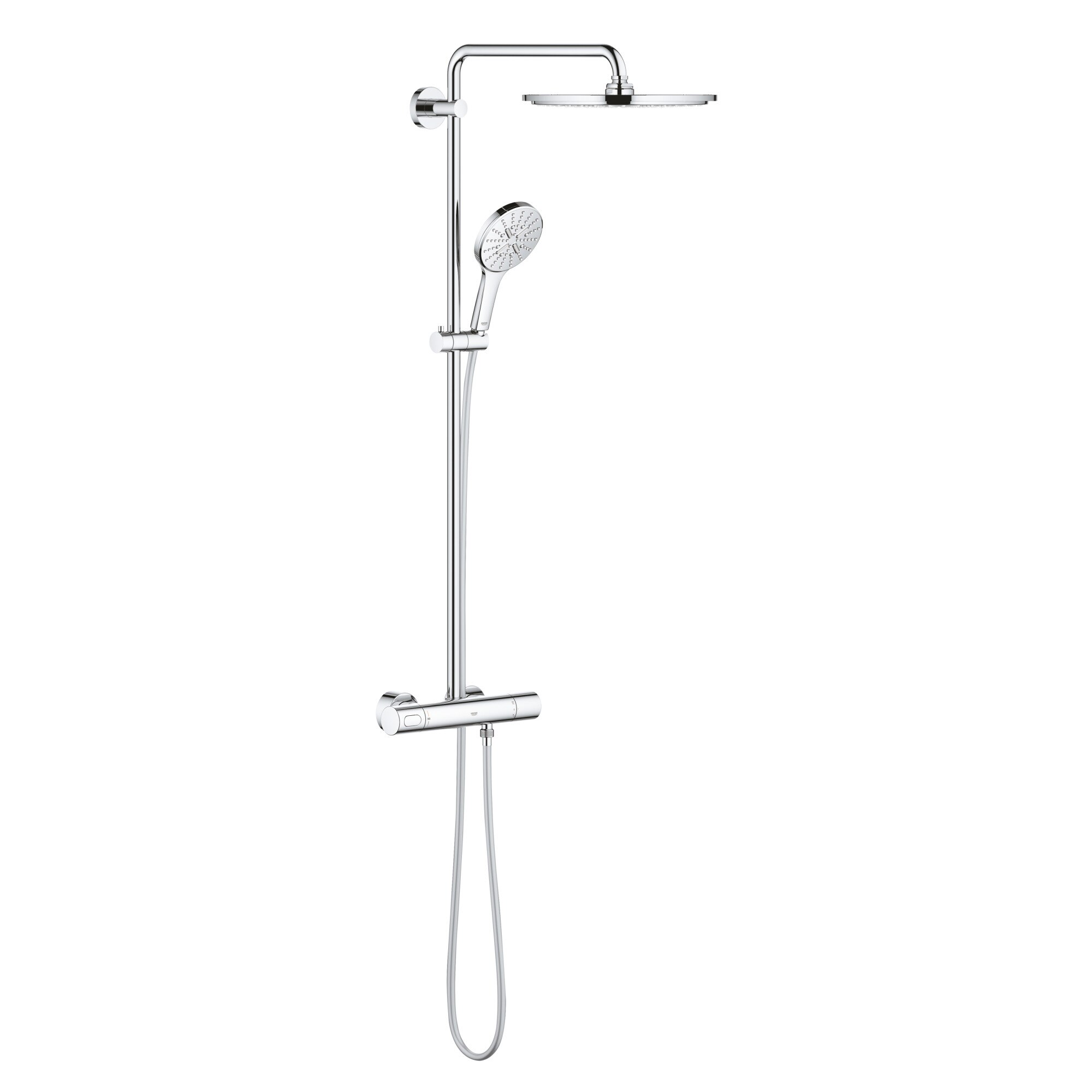 Sistem de dus Grohe Rainshower SmartActive 310 27966001, aparent, termostat, 310 mm, crom