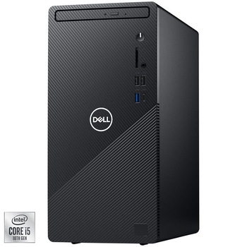 Sistem Desktop PC Dell Inspiron 3881 cu procesor Intel® Core™ i5-10400 pana la 4.30 GHz, Comet Lake, 8GB DDR4, 512GB SSD, DVD-RW, Intel® UHD Graphics 630, Windows 10 Home Sistem Desktop PC Dell Inspiron 3881 cu procesor Intel® Core™ i5-10400 pana la 4.30 GHz, Comet Lake, 8GB DDR4, 512GB SSD, DVD-RW, Intel® UHD Graphics 630, Windows 10 Home