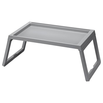 Tava tip masuta cu picioare pliante pentru laptop sau servire mic-dejun, gri, 56x36x26 cm Tava tip masuta cu picioare pliante pentru laptop sau servire mic-dejun, gri, 56x36x26 cm