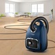 Aspirator cu sac Bosch Serie 6 BGB6X300, capacitate sac 4 L, 600 W, fabricat in Germania, Albastru