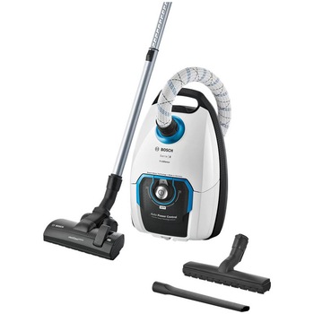 Aspirator cu sac Bosch Serie 8 Pro Silence BGL8SIL6, capacitate sac 5L, sistem Automatic Power Control, tehnologie Power Protect, fabricat in Germania, 800 W, Alb Aspirator cu sac Bosch Serie 8 Pro Silence BGL8SIL6, capacitate sac 5L, sistem Automatic Power Control, tehnologie Power Protect, fabricat in Germania, 800 W, Alb