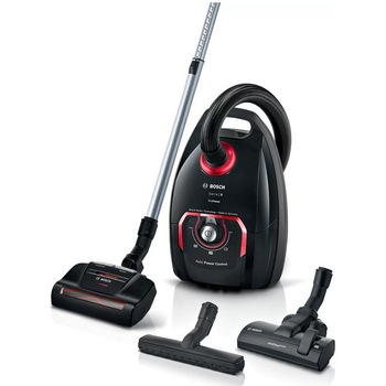 Aspirator cu sac Bosch Serie 8 Pro Power BGL8POW2, capacitate sac 5L, tehnologie Power Protect, fabricat in Germania, 650 W, Negru Aspirator cu sac Bosch Serie 8 Pro Power BGL8POW2, capacitate sac 5L, tehnologie Power Protect, fabricat in Germania, 650 W, Negru