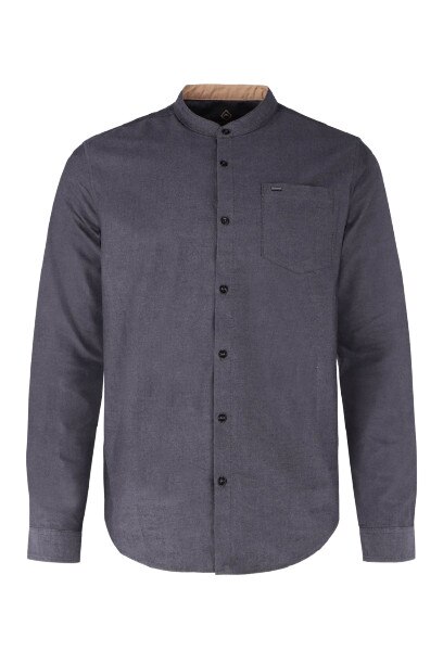 Camasa cu maneca lunga barbati Volcano K-Lange, Bumbac, Grafit