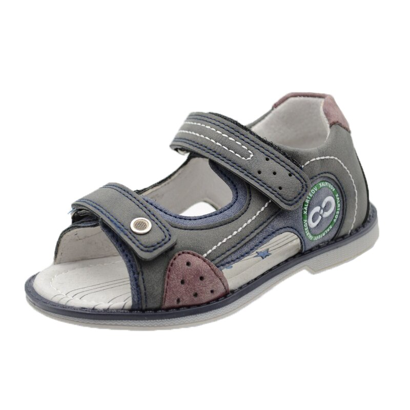 Sandale ortopedice pentru baieti Tom Miki C-T54-70-C, Gri 29534