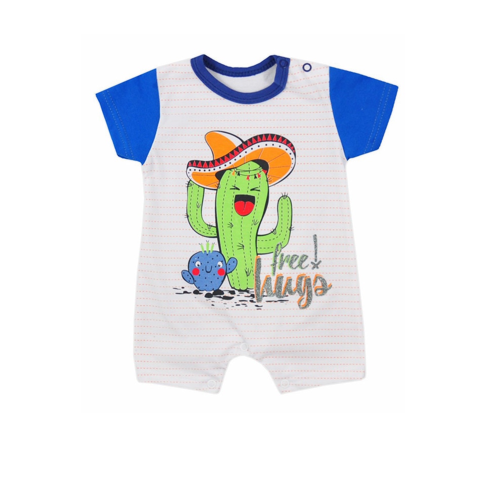 Salopeta de vara pentru baieti Koala Kaktus 06-280-1-74, Multicolor 74 CM