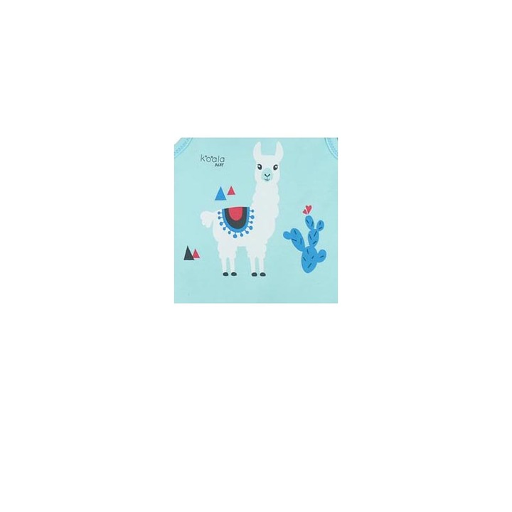 Salopeta fara maneci pentru copii Koala Happy Baby 07-489T_80 cm, Turcoaz 80 CM