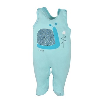 Salopeta fara maneci pentru copii Koala Farma 08-142T, Turcoaz 86 cm Salopeta fara maneci pentru copii Koala Farma 08-142T, Turcoaz 86 cm